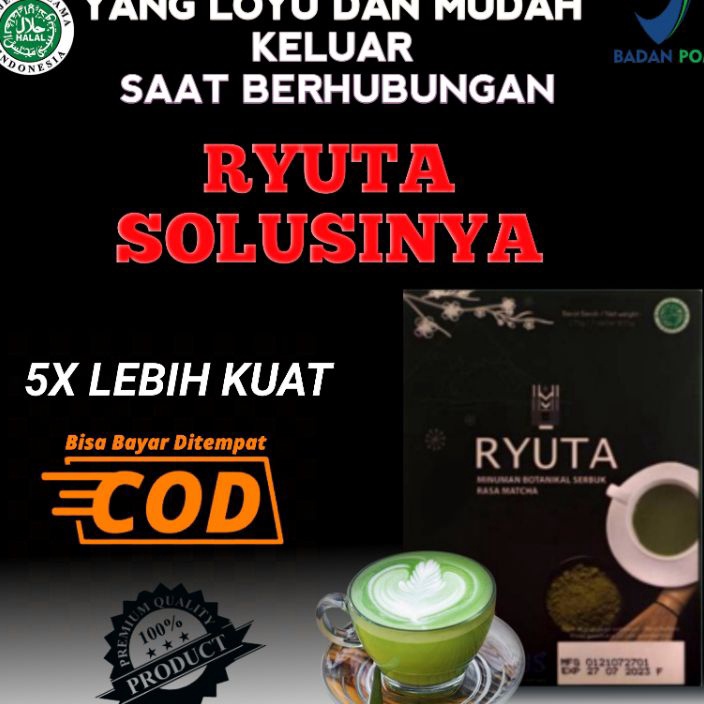 

SQFK4055 TERMURAH Ryuta Obat Herbal Stamina Pria Dewasa - Minuman Teh Obat Kuat Tahan Lama Solusi Ejakulasi Dini Pria Original BPOM Isi 7 Sachet