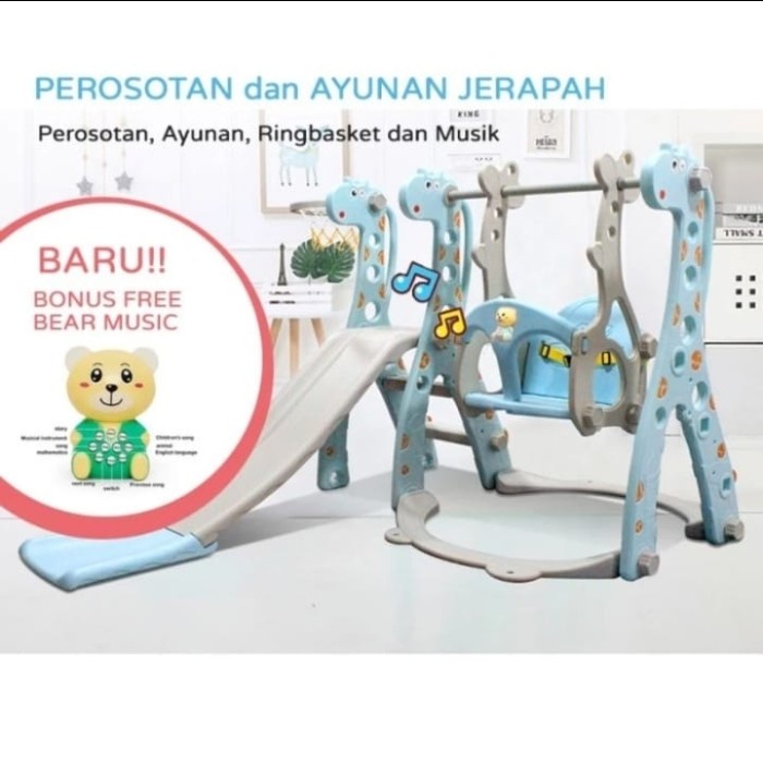 Terlaris Perosotan Serodotan Anak Ayunan Ring Basket KISUBO VRT 119 DP