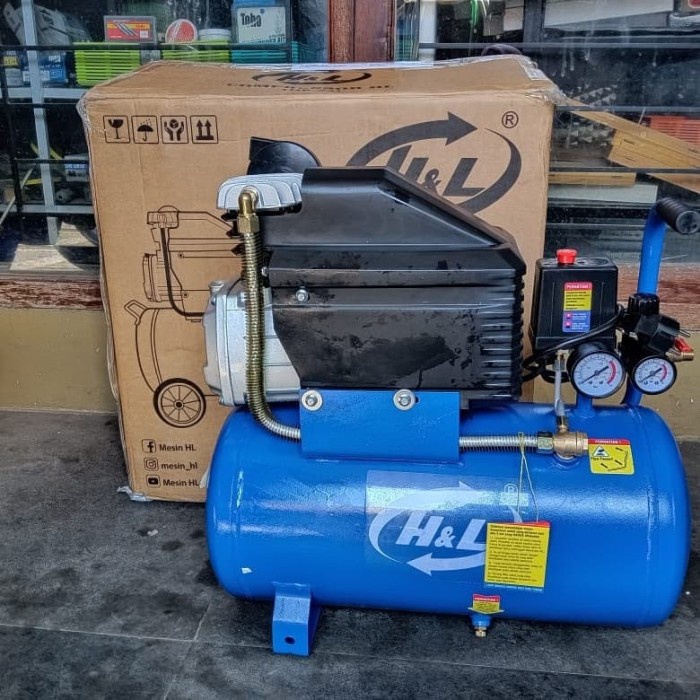 Terlaris Kompresor 1Hp H&L 24 Liter Oli Compresor Hl 1 Hp 24Liter