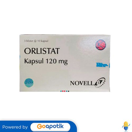 ORLISTAT NOVELL 120 MG BOX 30 KAPSUL