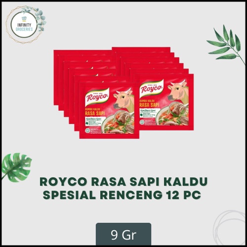 

ROYCO RASA SAPI KALDU SPESIAL KEMASAN 9 GR RENCENG 12 PC MURAH !!