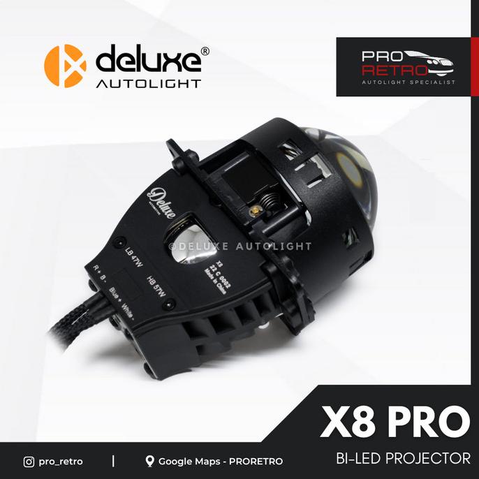 Biled Projector 3inch X8 PRO Deluxe Autolight PNP H4