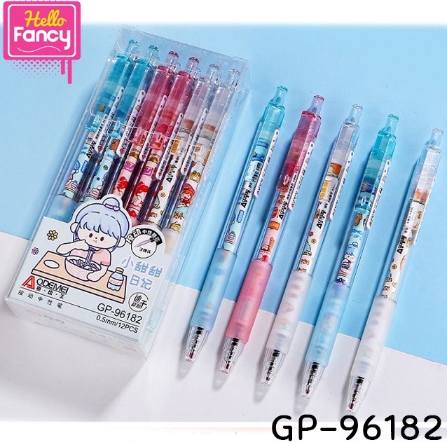 

STAR Gel Pen Mekanik Kartun Fancy Motif Lucu 1 Pak Isi 12 / Pulpen Pen Jel
