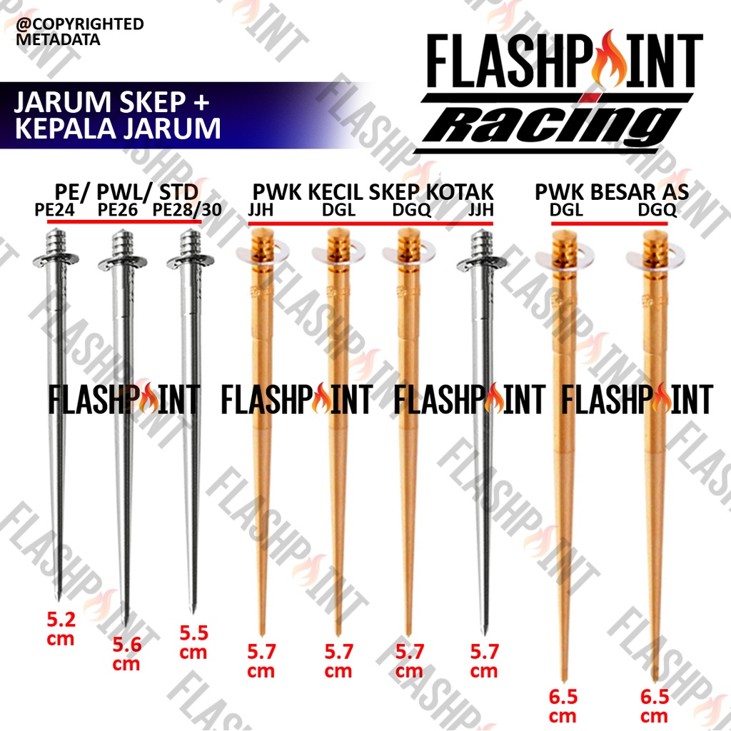 (BISA COD) JARUM SKEP KARBURATOR NEEDLE PE PWK PWL PWM AIRSTRIKE PIN SEKEP REPAIR PJ PARKIT PAR KIT 