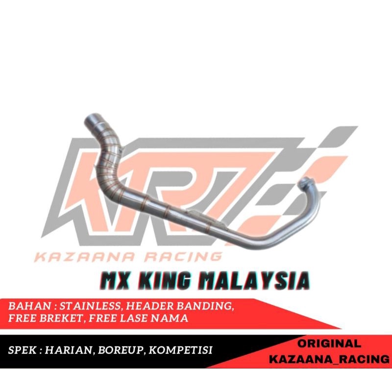 Knalpot jupiter mx knalpot mx king Header Bending MX king, MX King Kobra malaysia, MX NEW/Old