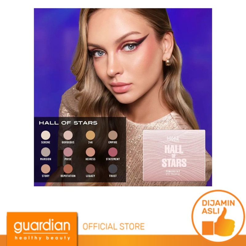 Make Over Powerstay Eye Palette-Eyeshadow Palette Hall Off The Stars 1.5 Gr