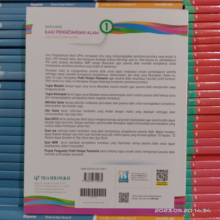 MUST HAVE BUKU IPA KELAS 7 SMP PLATINUM / ILMU PENGETAHUAN ALAM KELAS 2 SMP TERMURAH