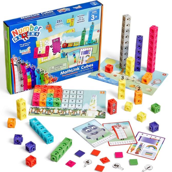 Hand2Mind Numberblocks MathLink Cubes 110 Activity Set
