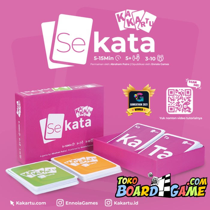 Kakartu Sekata Card Game - Permainan Kartu ( Original )