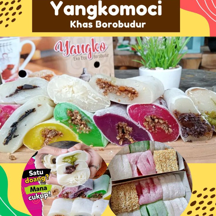 Discount Today Yangko Mochi Eka Eco Borobudur (Isi 24 iris) 