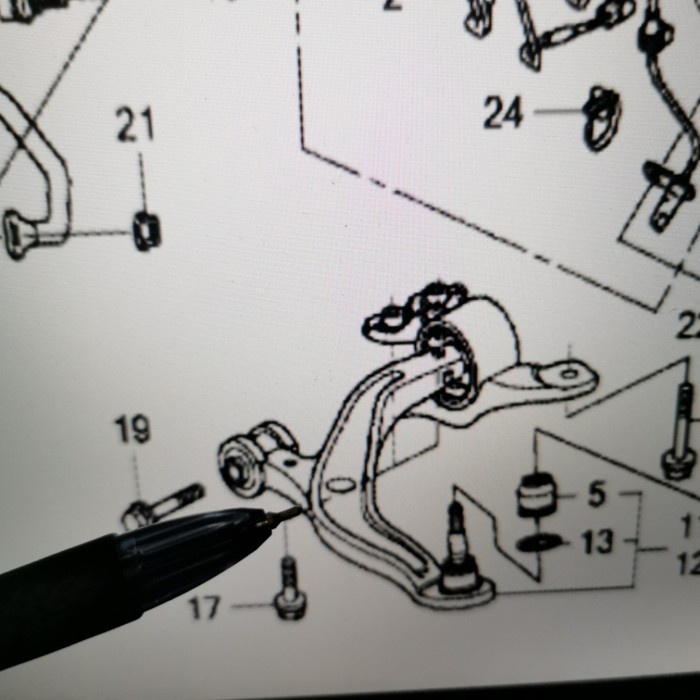 Lower Arm Honda Stream RN6 ORIGINAL