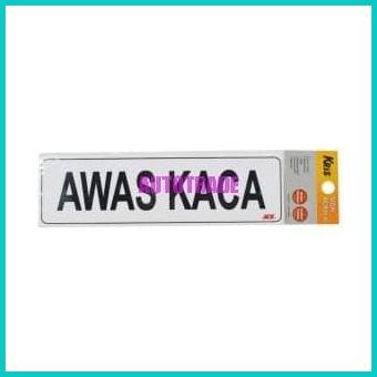 

KRIS SIGN ACRYLIC LABEL STICKER ANODIZED AKRILIK STIKER AWAS KACA 20JVLZ3 suku cadang