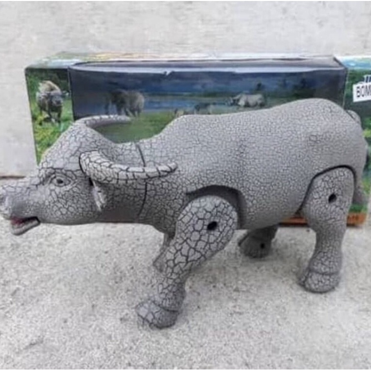 Stok Terbaru.. Mainan Kerbau Cattle world-Mainan Binatang Kerbau