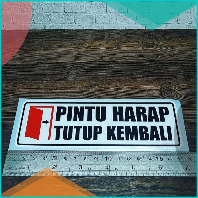 

Cutting Sticker PINTU HARAP TUTUP KEMBALI 17CM bahan oracal 20JVLZ3 suku cadang