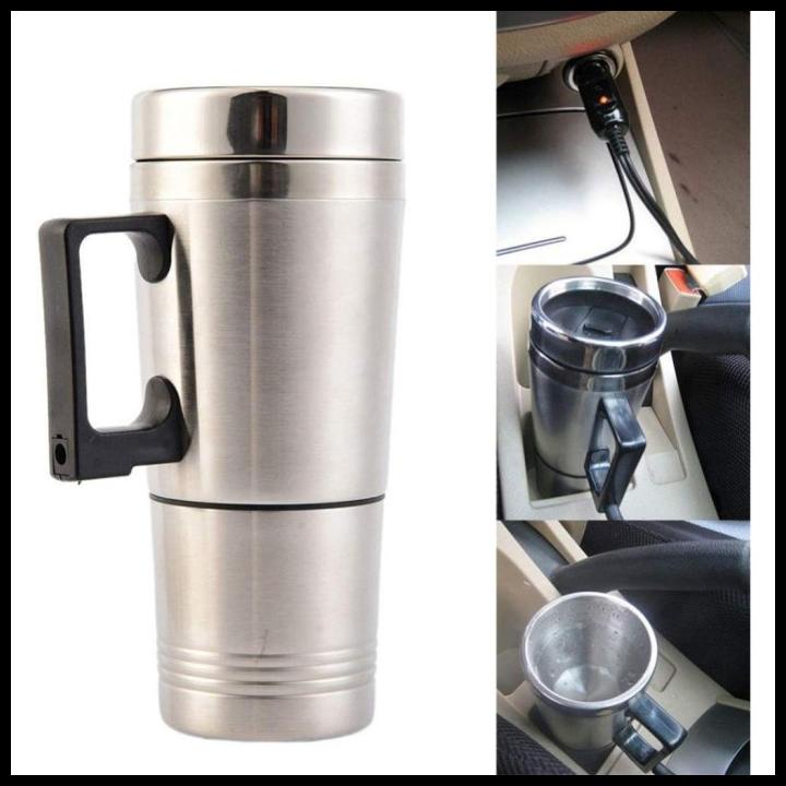 HOT DEAL NVSPORT MUG ELEKTRIK GELAS PEMANAS AIR MOBIL PORTABLE TERMOS LISTRIK