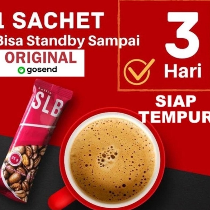 Ready kopi slb sachet kopi slb original 100% asli coffie slb original kopi slb man