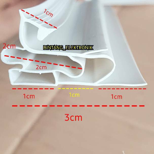 TERMURAH KARET PINTU KULKAS JEPIT BESAR TYPE 1 KARET KULKAS