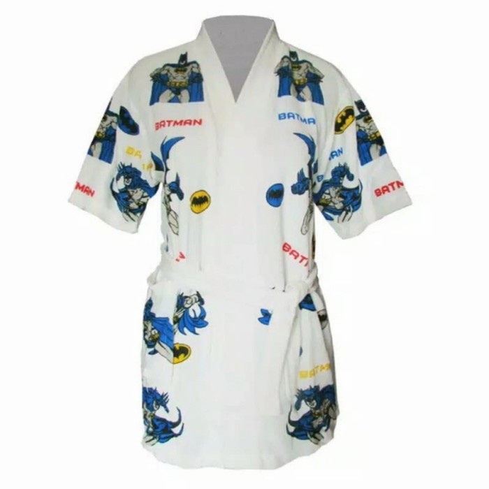 Kimono Kimono Handuk Anak Motif Batman / Baju Mandi Anak Bahan Handuk Soft(A2S1) Kimono Handuk Jumbo
