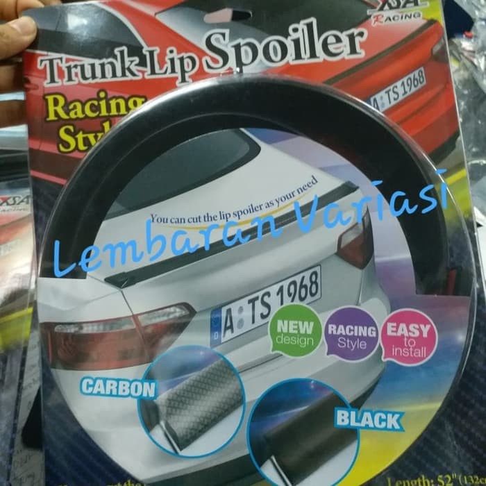 ✅Ready Trunk Lip Spoiler Black Ductail Jm 9815 Bisa Utk Mobil Biante Terbatas