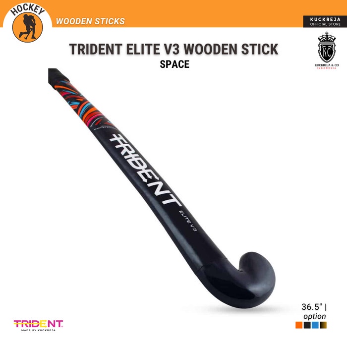 TRIDENT ELITE V3 WOODEN HOCKEY STICK INDOOR (SPACE)