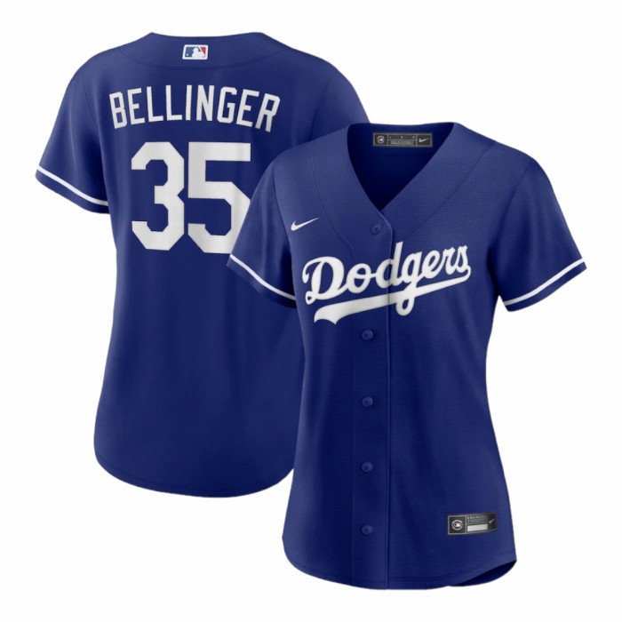 JERSEY MLB BASEBALL ORIGINAL NIKE LOS ANGELES DODGERS WOMEN BELLINGER