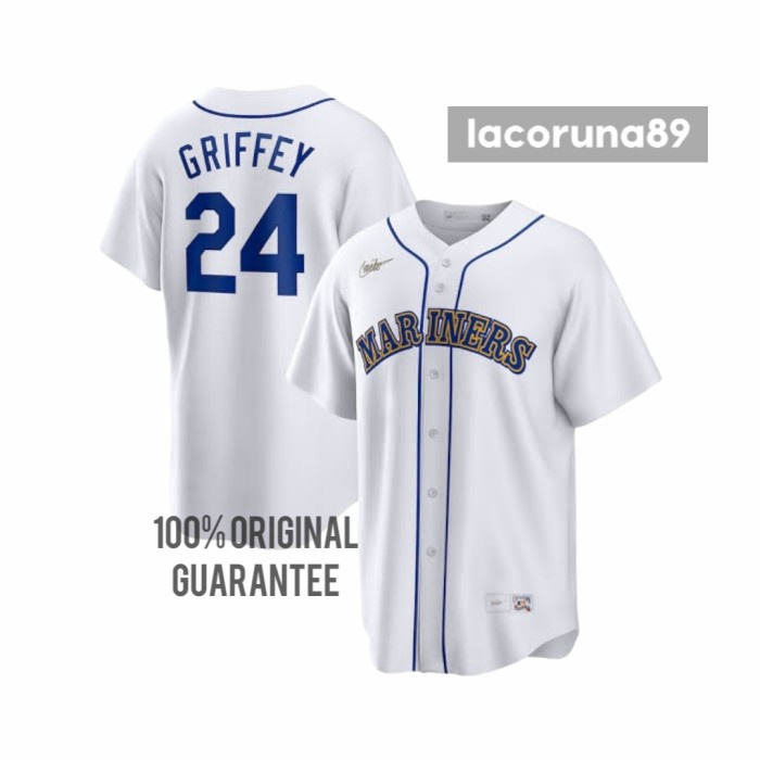 JERSEY ORIGINAL NIKE MLB BASEBALL SEATTLE MARINERS COOPERSTOWN