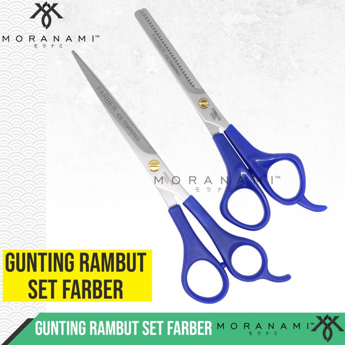 [Ori] Gunting Rambut Set Gunting Potong Rambut Gunting Sasak Rambut Farber Bisa Sameday