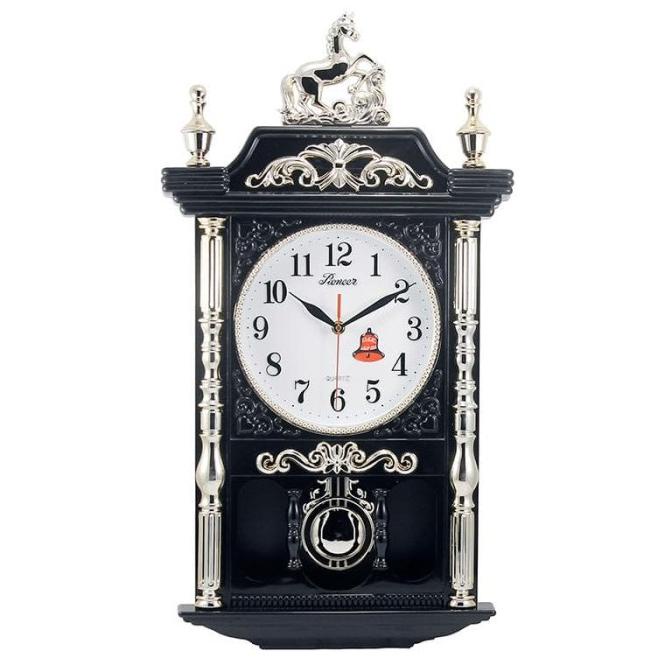 Jam Dinding Melody Pioneer Bunyi Bel Lonceng Setiap Jam Pendulum