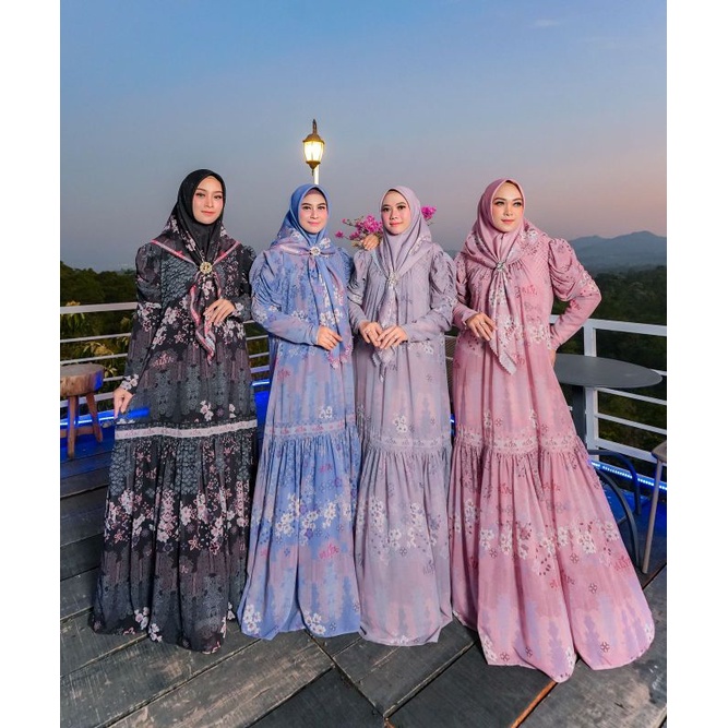 Namira Series by Alya Syari || Set Gamis Syari