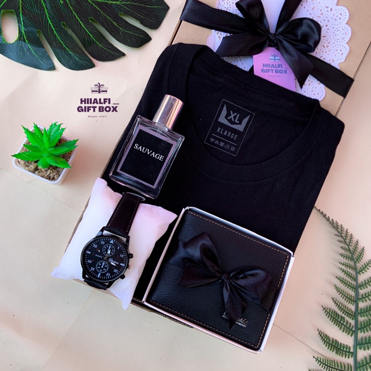 Original Paket Salman hampers Kaos Cowok ulang tahun doi Anniversary Happy graduation by hiialfi gro