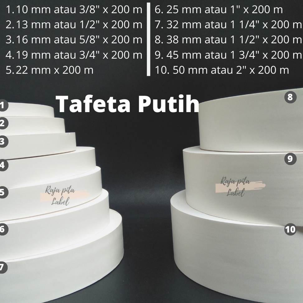 

New ArrivalOo5O9 PITA TAFETA / LAUNDRY PUTIH