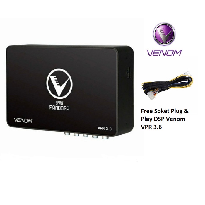 Terlaris Venom Baby Pandora Vpr 3.6 Dsp 6 Channel Built Power 4 Channel Resmi