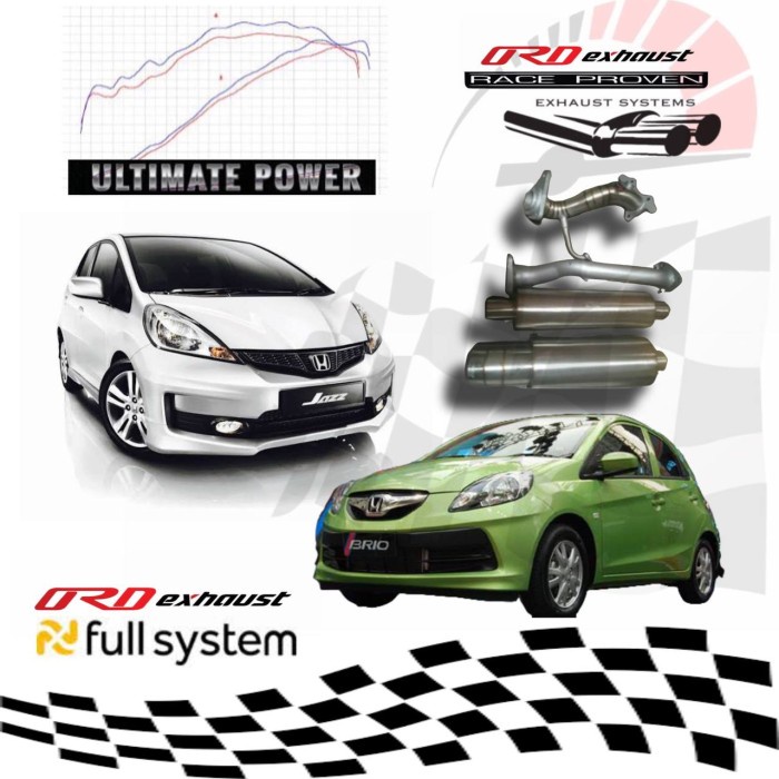 [Baru] Downpipe Honda Jazz Ge8 Ord Exhaust Bisa Sameday