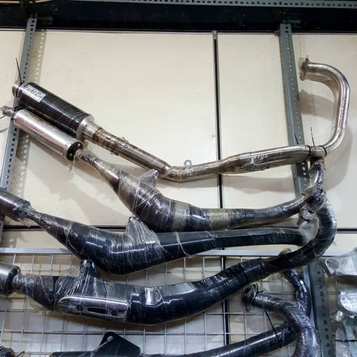 [Baru] Knalpot Racing Rx8 Leo Vince Gp Carbon Ninja 250R Karbu Carbu Limited