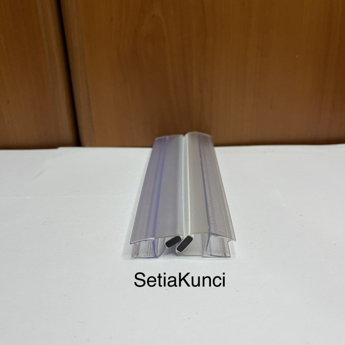 MAGNETIC GLASS CLIP SEAL PINTU KACA SLIDING KLIP SEAL MAGNET SHOWER