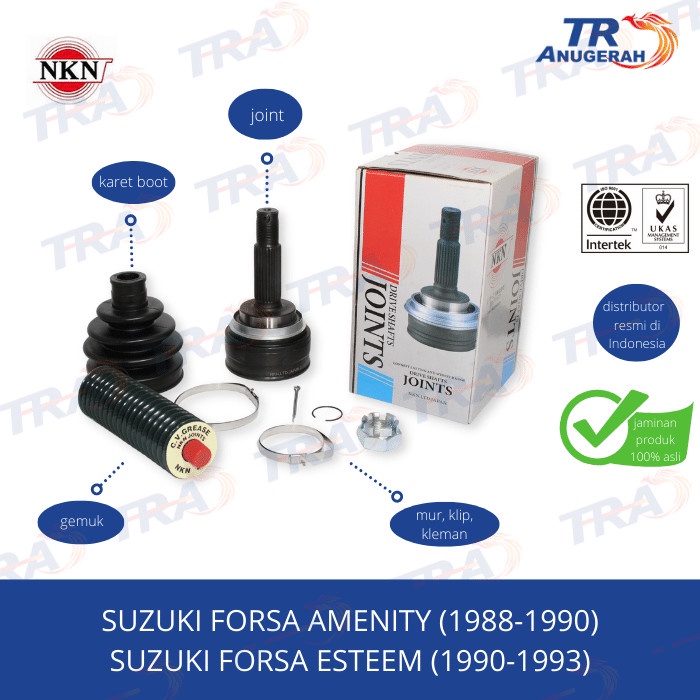 ✨Ori Cv Joint/As Roda Luar Nkn Suzuki Forsa Amenity Forsa Esteem Terbaru
