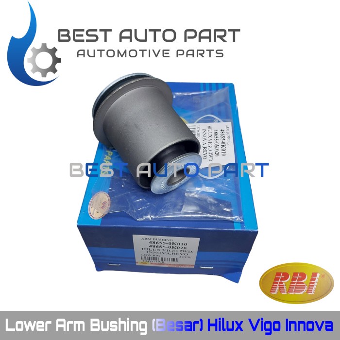 Cod - Bushing Lower Arm Besar Hilux Vigo Innova 48655-0K010 Rbi Thailand Kode 085