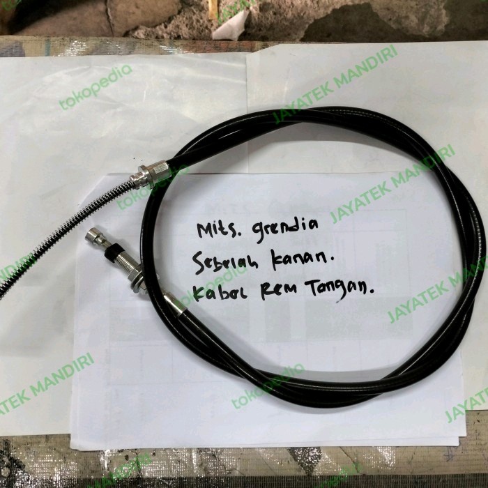 JKMI kabel rem tangan kanan forklift cat