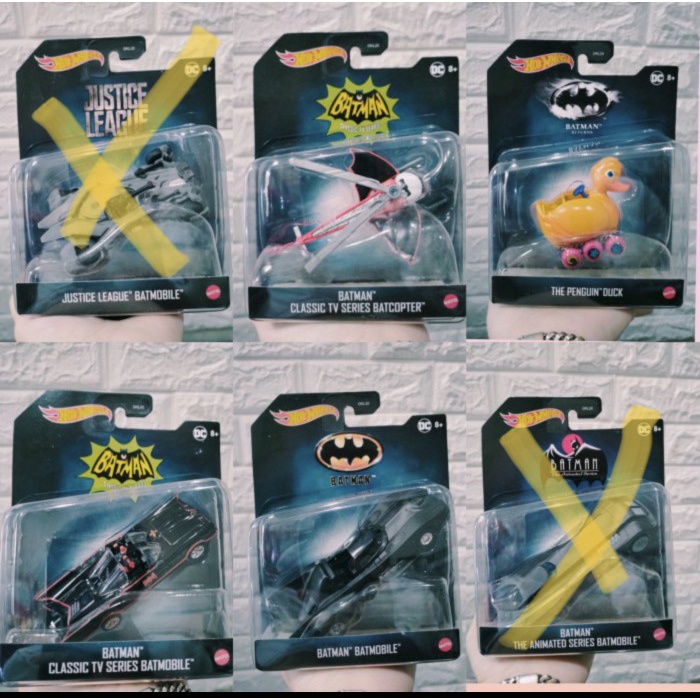 PROMO HOT WHEELS DC BATMAN 1:50 VEHICLESERIES COLLECTION LIMITED EDITION SET TERMURAH