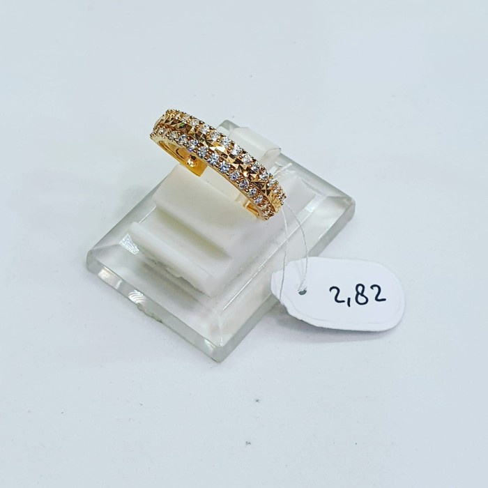 ✨Termurah Cincin Mas Kuning 70 Berat 2.82Gram Uk 13 Limited