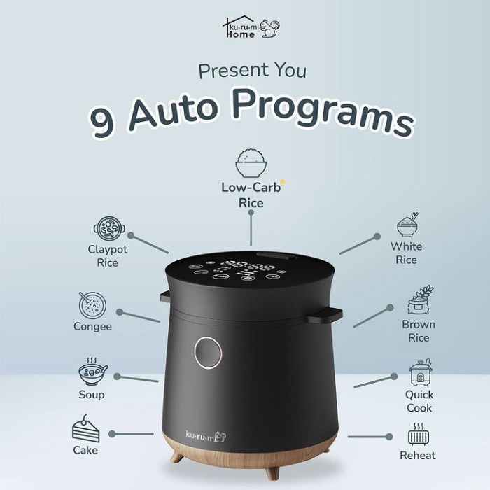 Kurumi Home Multifunction Rice Cooker ( With Low Carb Function )