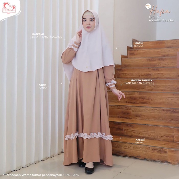[Original] Hafsa Dress By Salvina Hijab Terbaru