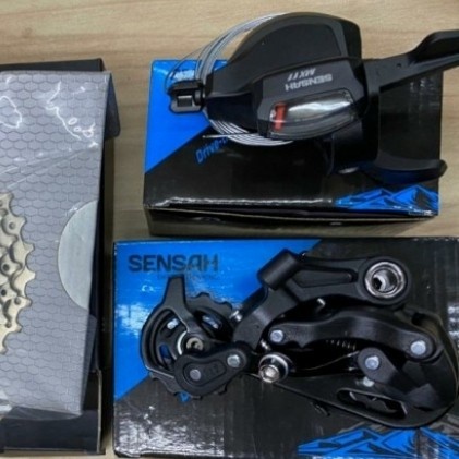 ✨Ori Mini Groupset Sensah 11 Speed Shifter Rd Sprocket Rantai Bisa Gojek