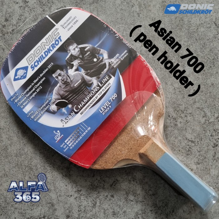 [New] Donic Schildkrot Asian 700 Penholder Bat Bet Pingpong Bisa Sameday