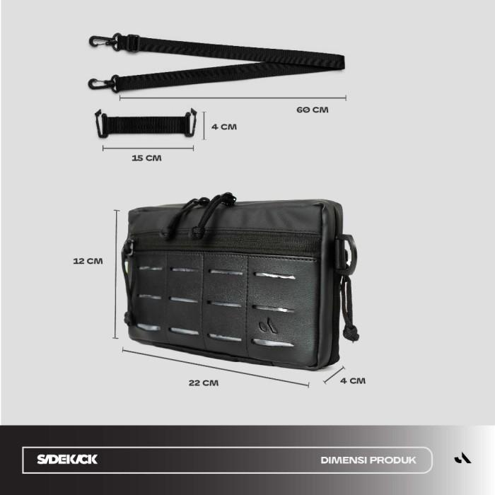 Sidekick Project - Cafo | Clutch Pria (Handbag + Slingbag) Waterproof