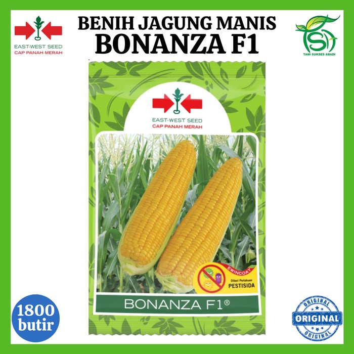 Benih Jagung Manis BONANZA F1 1800 Biji - Bibit Cap Panah Merah