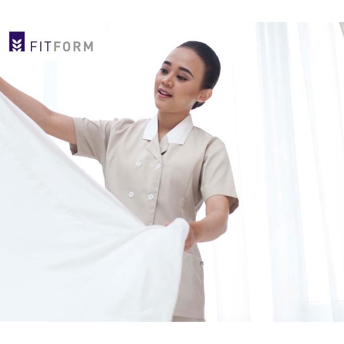 Seragam Suster Fitform - Double Breasted