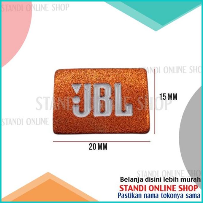 Emblem Aluminium Sticker Decals 3D Logo JBL Orange Audio Speaker 20JVLZ3 tools