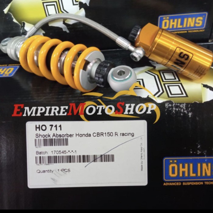 [Baru] Shock Ohlins Ninja Rr Ninja 150 Rr Cbr150R Cbr 150 R Shockbreaker Terbatas