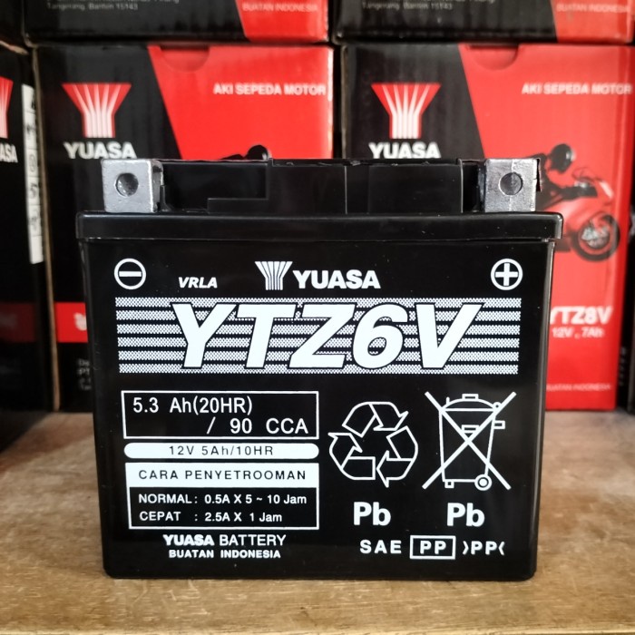 ✨New Yuasa Ytz6V - Original Aki Satria Fu Aki Kering Diskon